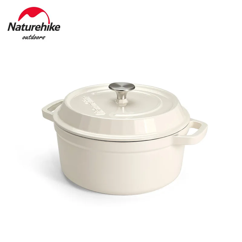 

Naturehike Camping Enamel Pot Outdoor Camping Pot Kitchen Kitchenware Stew Pot Outdoor Picnic Cookware