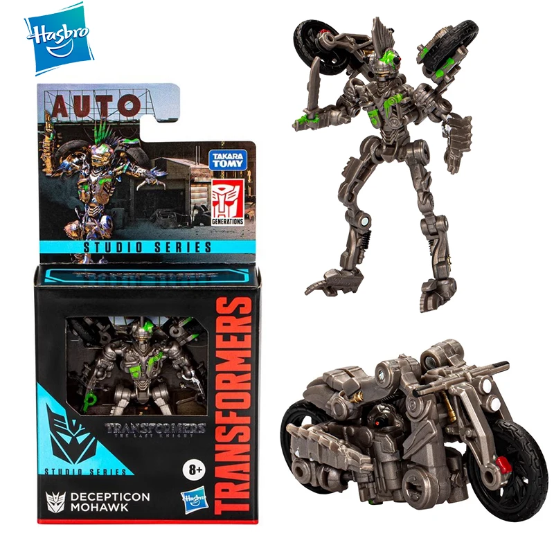 

Экшн-фигурка в наличии Hasbro 8 см, оригинальные трансформеры, серия The Last Knight Studio, модель разведчика Mohawk, хобби, игрушки в подарок