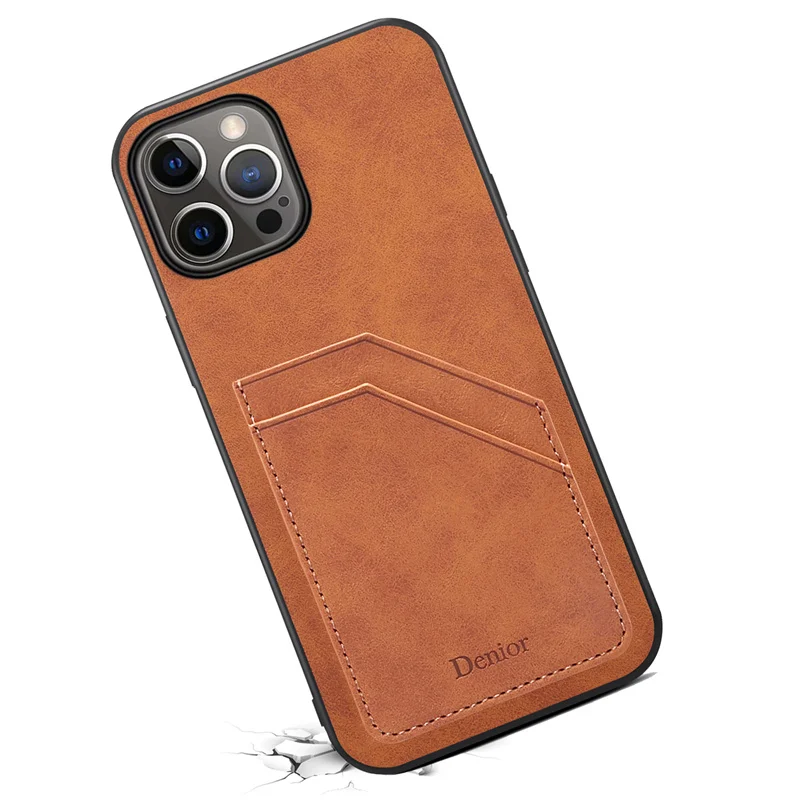 Denior Shockproof Card Slot Phone Case