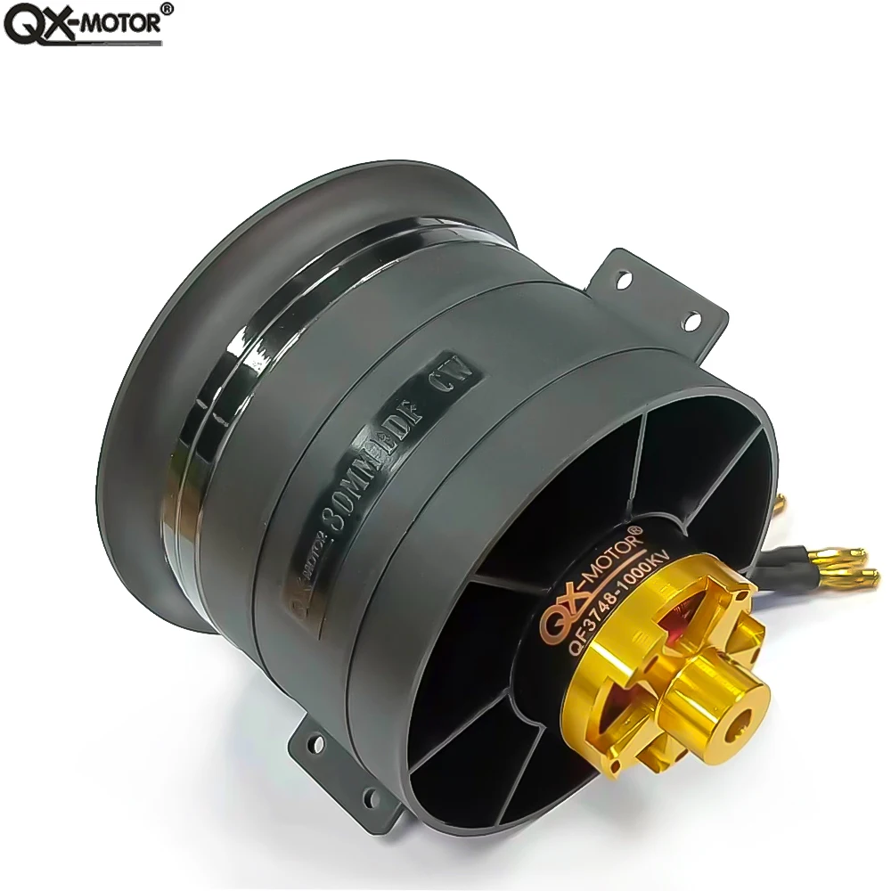 80 mm EDF 12 Flügel Impeller QX-MOTOR QF3748 1000 kV QF3538 2000 kV bürstenloser Motor CW CCW 2000 kV/1000 kV für RC-Drohnenmodellteile – Detail 7