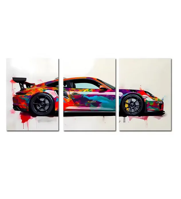 Diamant Stickerei Sportwagen Diamant Malerei Supercar Voll Platz Runde 5D DIY Mosaik Home Dekoration – Detail 8