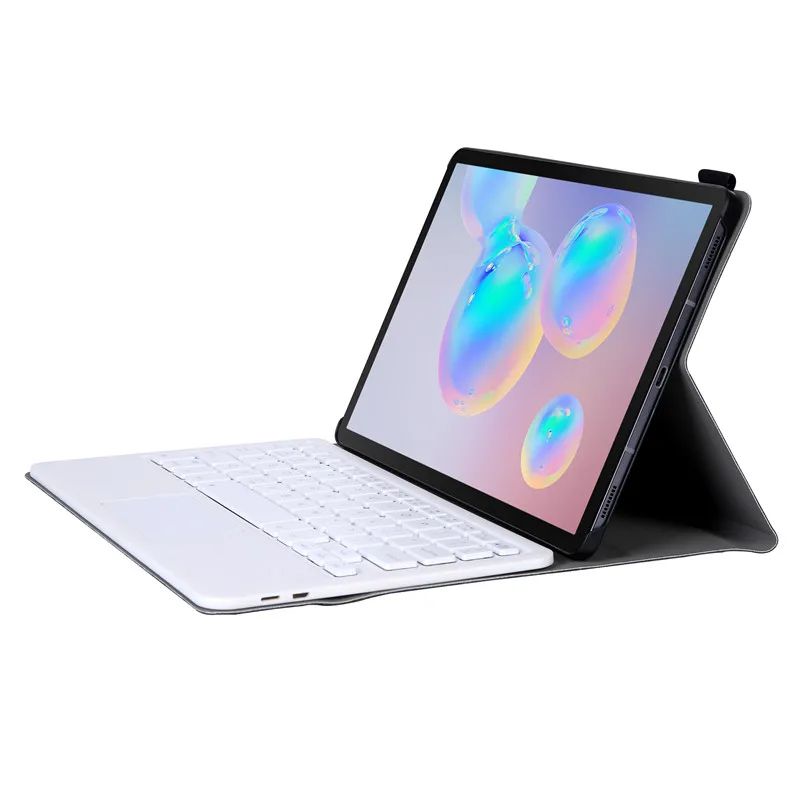 para Lenovo Tab K10 10.3 Case Case Case Teclado Touchpad Capa para Funda Lenovo Tab K10 Tb-x6c6 f x Espanhol Teclado Russo - Imagem 4