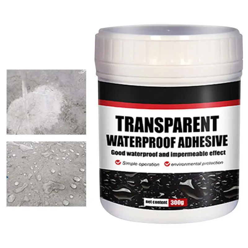 

Invisible Waterproof Agent 300g Transparent Leak-Free Glue Coating Agent Waterproof Insulating Sealant Clear For Repairing Leak