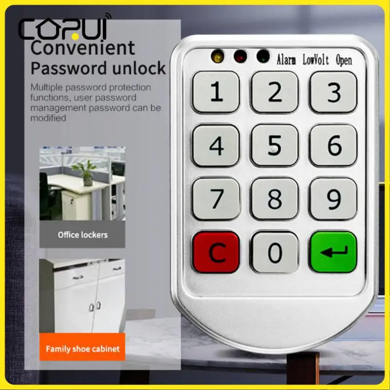 

Electric Password Keypad Locks Smart Switch With Digital Combination Code For Door Bathroom Gym Golf Private Storage Smart Home