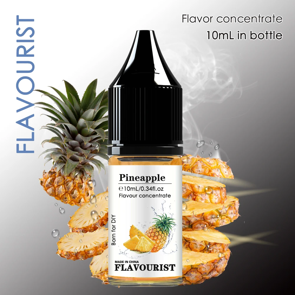 Pineapple Flavor Aroma Water Solubility Flavour Concentrate Tropical Fruit Flavored Taste Essence oil