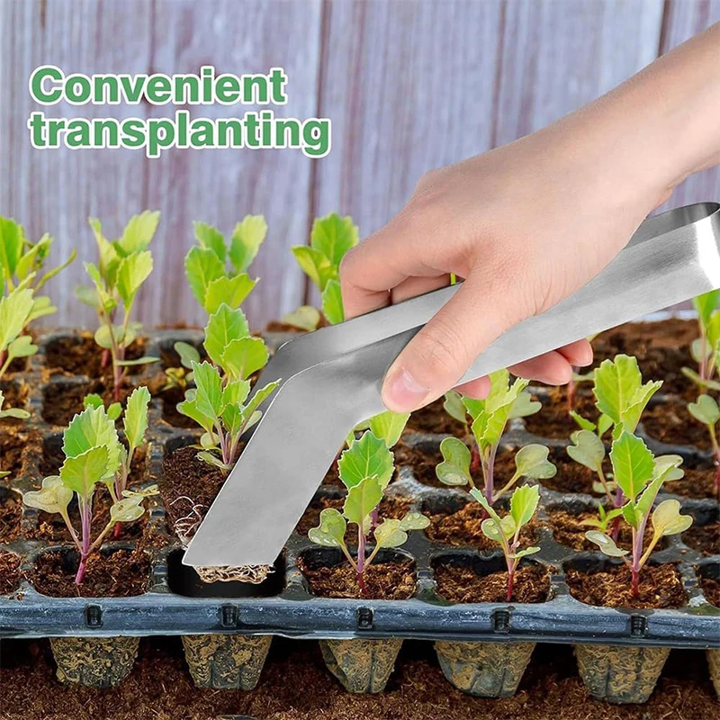 

S/L Stainless Steel Horticultural Seedling Transplant Tongs