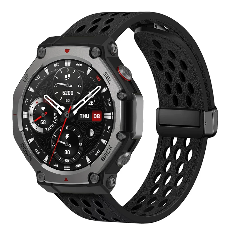 Magnetic Leather Smartwatch Sport Bracelet Loop - Premium Replacement Strap