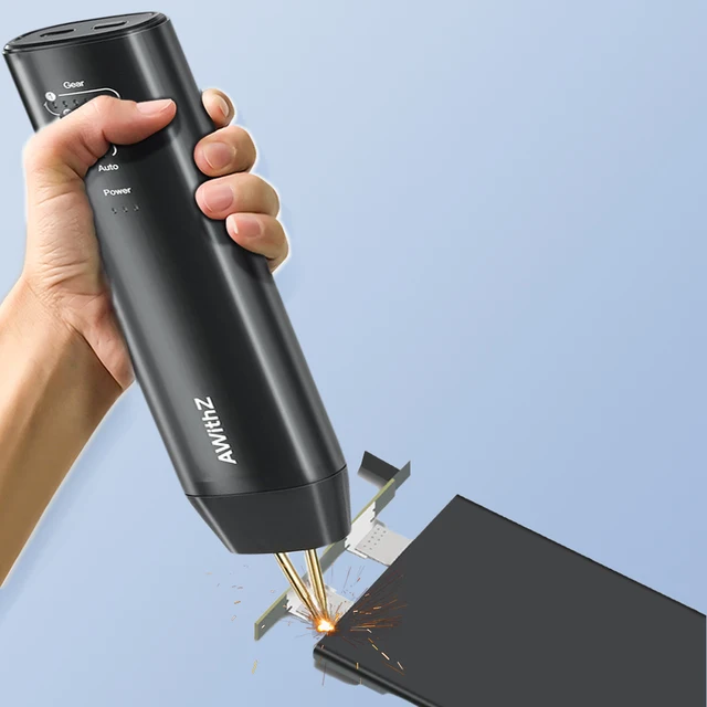 Saldatrice A Punti Portatile A Batteria - 11 Livelli Di Potenza, Modalità Auto E Manuale