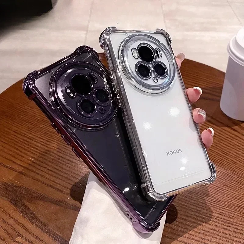 Four Corners Anti-Shock Silicone Case with Lens Protection and Plating Finish