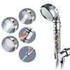 Bathroom 3 Modes High Pressure Adjustment Ionic Mineral Anion on/Off Switch Button Water Saving Handheld Shower Head  Accessory 1