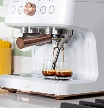 Café Bellissimo Semi Automatic Espresso Machine + Milk Frother | WiFi Connected, Smart Home Kitchen Essentials 4