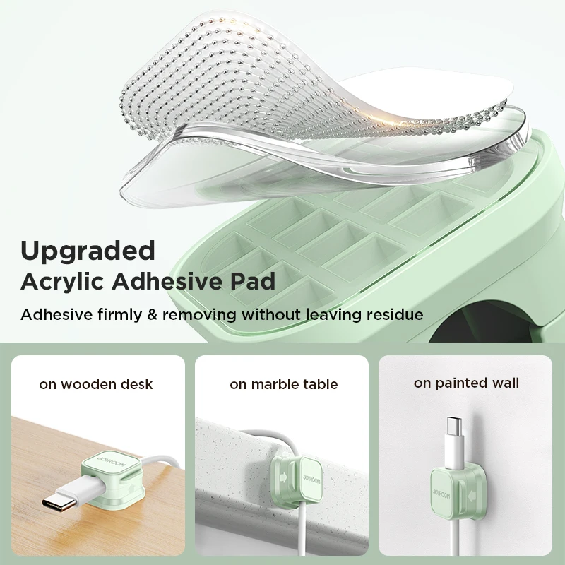 3/6PCS Magnetic Cable Clips Cable Smooth Adjustable Cord Holder Under Desk Management Wire Keeper Organizer cable organizer cable management bracket