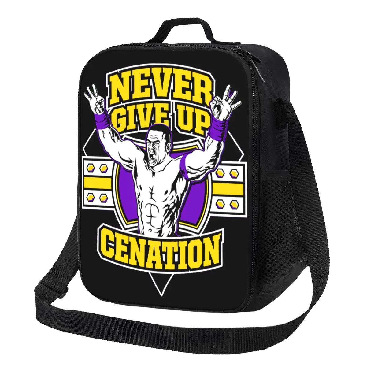 Custom Wwe John Cena Lunch Bag Uomo Donna Cooler Scatole Per Il Pranzo Isolate Termicamente Per La Scuola Dei Bambini