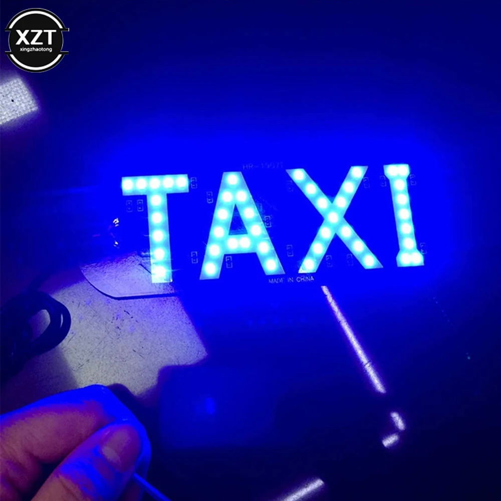 12V-LED-Car-Taxi-indicatore-parabrezza-lampada-Taxi-luce-targa-lampada ...