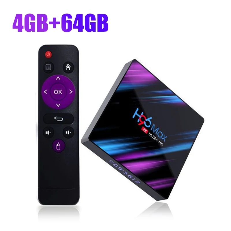 H96 Max RK3318 Android 10.0 4gb ram 32gb rom best streaming device tv box 2.4G&5G WiFi BT4.0 Media Player Set Top Box