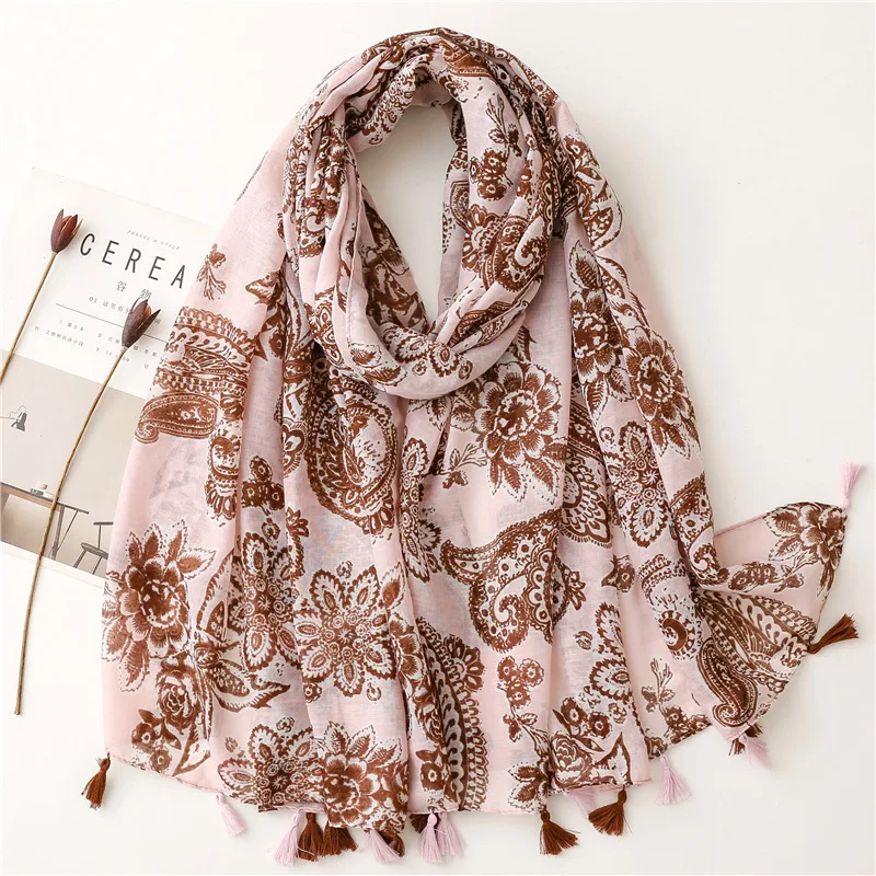 2023-new-beautiful-paisley-pattern-tassel-scarf-shawls-soft-long-floral-print-foulard-head-wrap-hijab-scarves-free-shipping