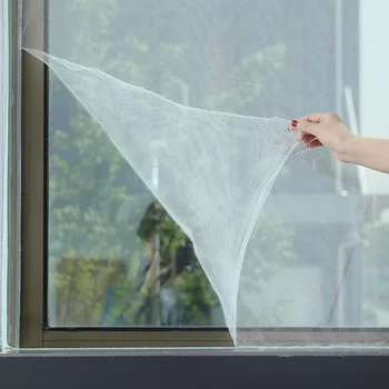 Moustiquaire pour lit, écran anti-moustiques, Textile de maison, Type auto-adhésif, pas besoin de perforer des trous, filet de fenêtre Simple 1
