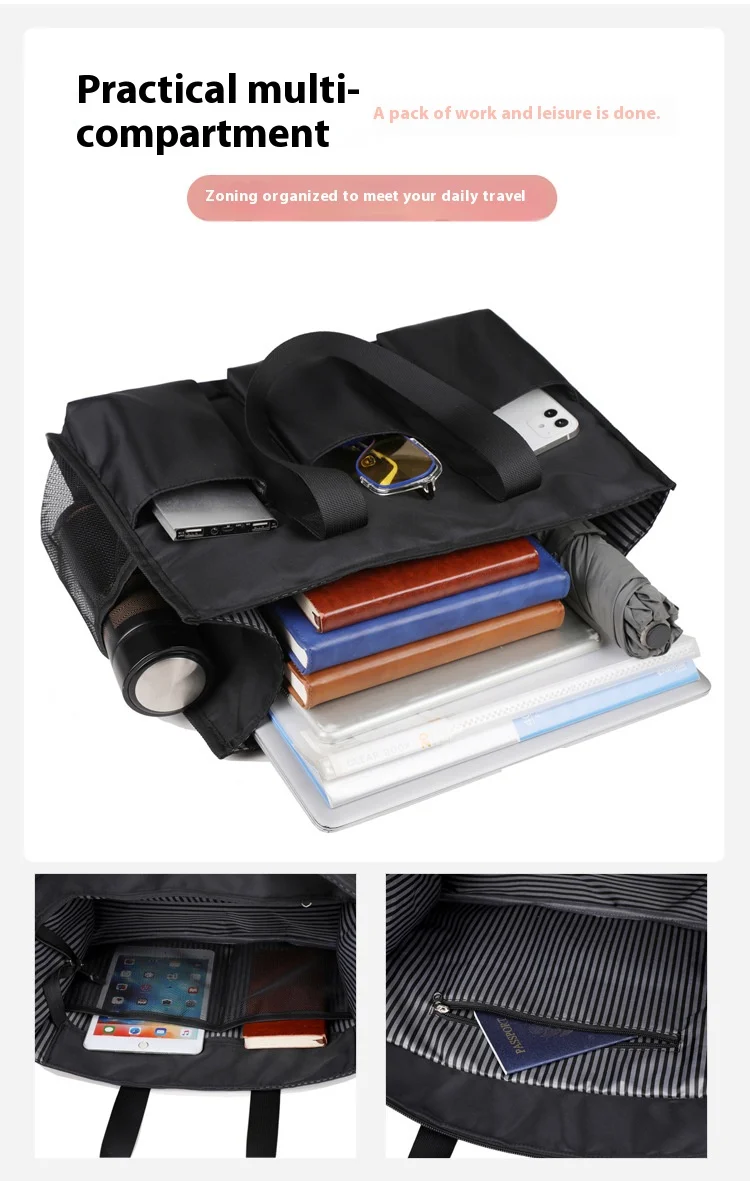 Laptop-Tragetasche für Frauen, Arbeit, Lehrer-Tragetasche, Krankenschwester-Tasche, Utility-Tasche für Arbeit/Reisen/College/Täglich, professionelle Computertasche – Detail 5