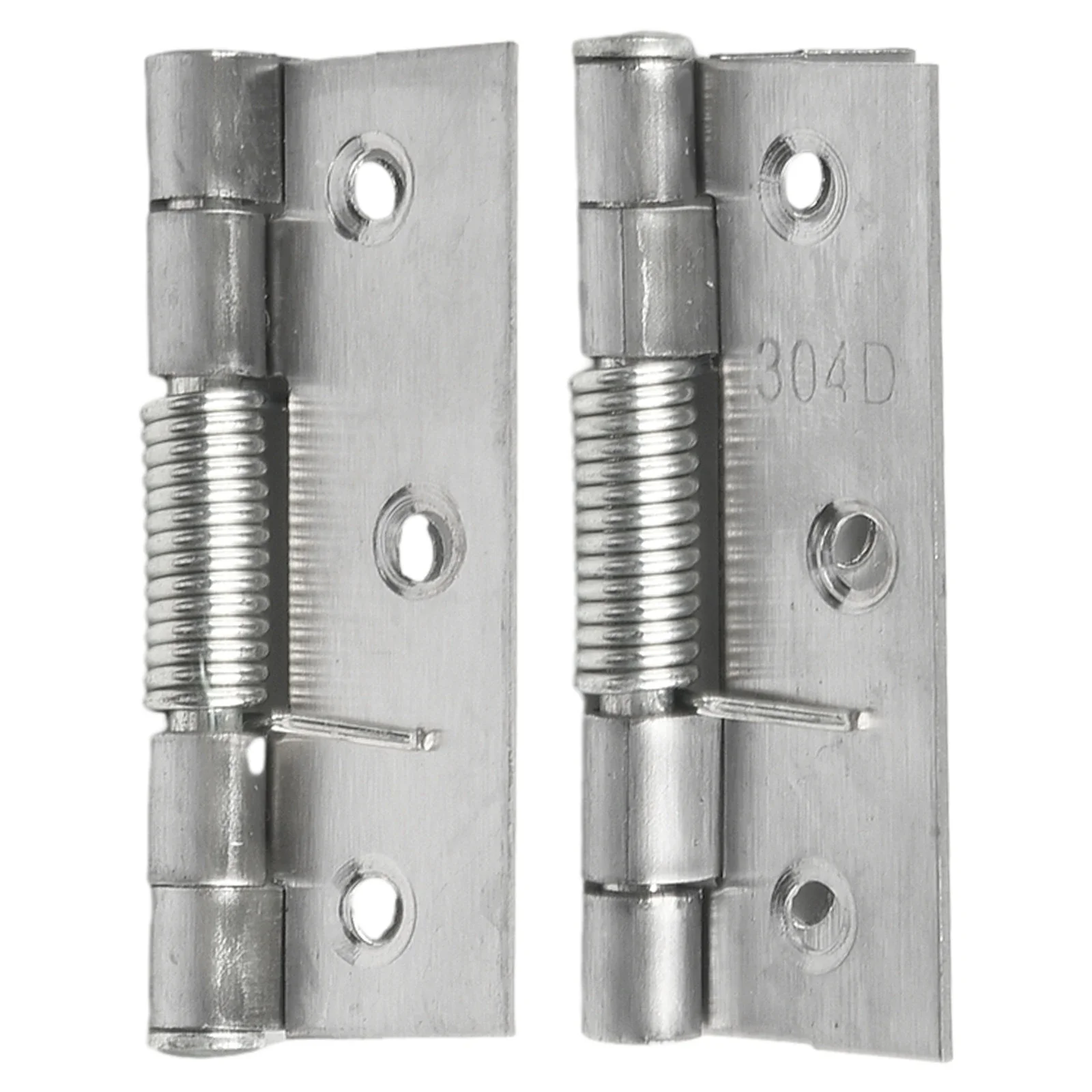 Stainless Steel Hinges 2pcs Self Closing Spring For Cabinets