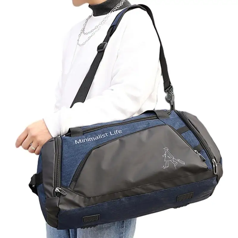 

Large Nylon Tote Bag Stain-resistant And Waterproof Gym Duffle Bag Gym Bag With Anti-Wear Bottom Pad And Anti-Odor Technology