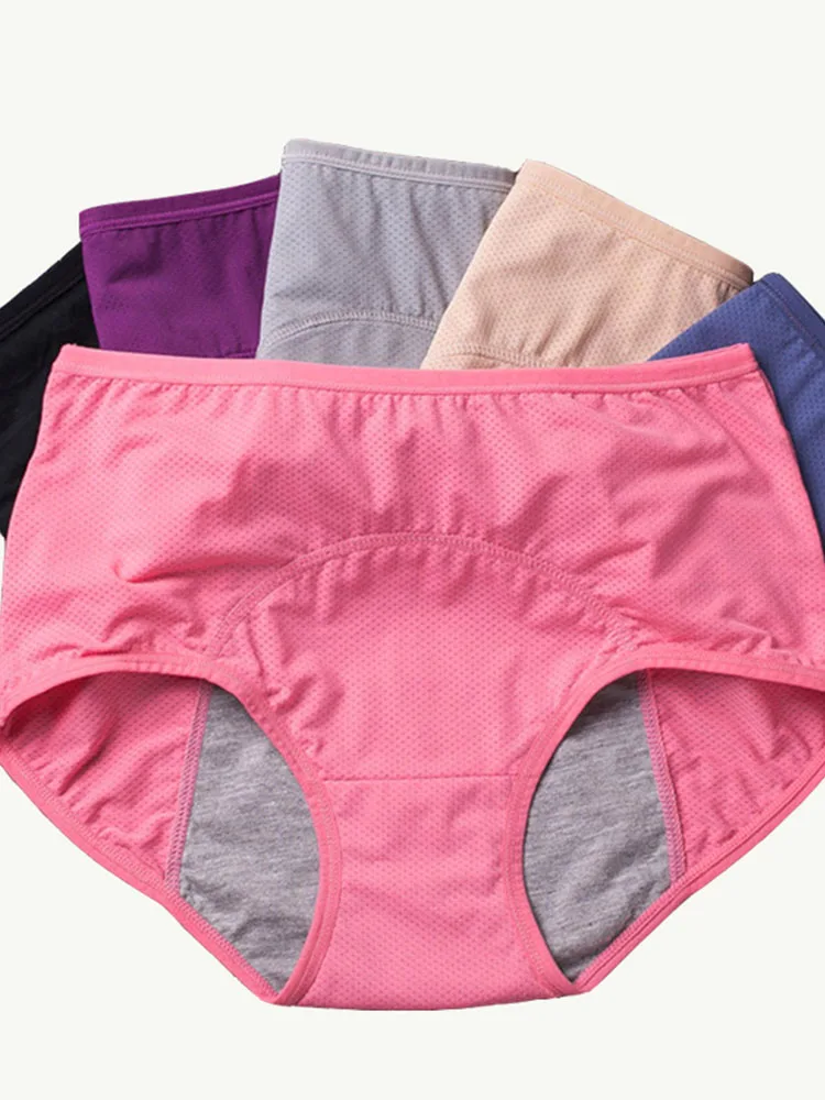 Leak-Proof-Menstrual-Panties-Physiological-Pants-Women-Underwear-Period ...