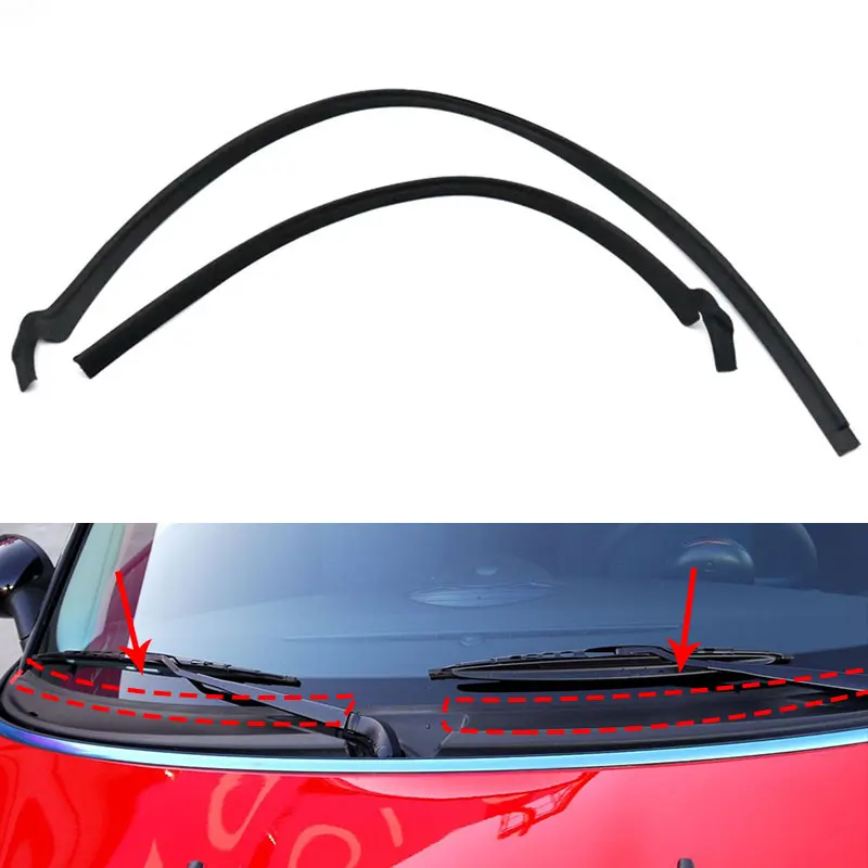 

Car Windshield Apron Cowl Panel Trim Weatherstrip Strip Seal For BMW MINI Cooper S R55 R56 R57 R58 R59 2006-2015