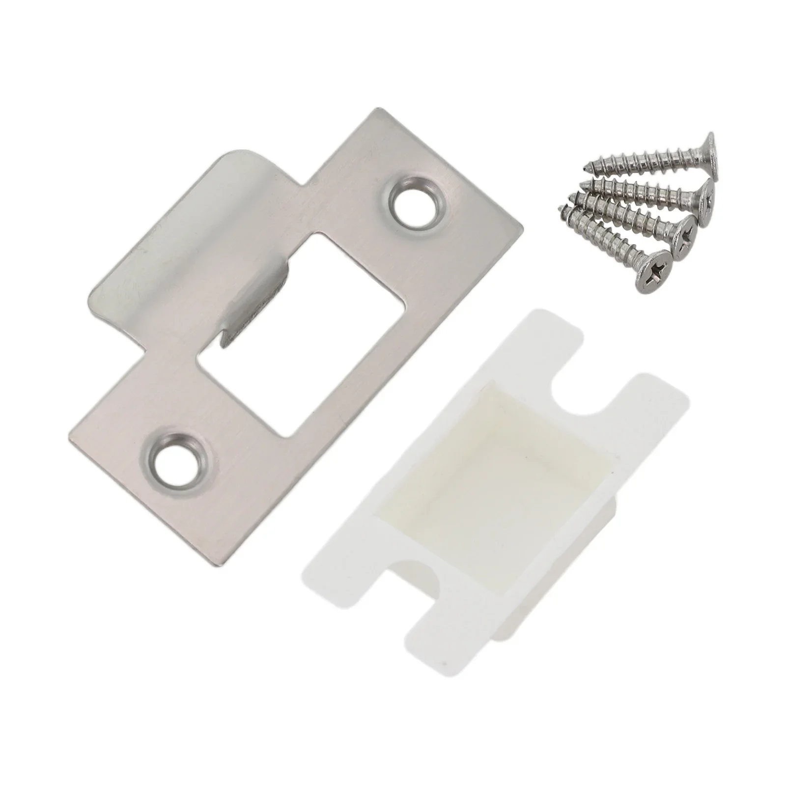 1 Set Door Strike Plate Stainless Steel Door Reinforcement Plate Gold Silver Reinforcing Locks Hardware door lock door latch