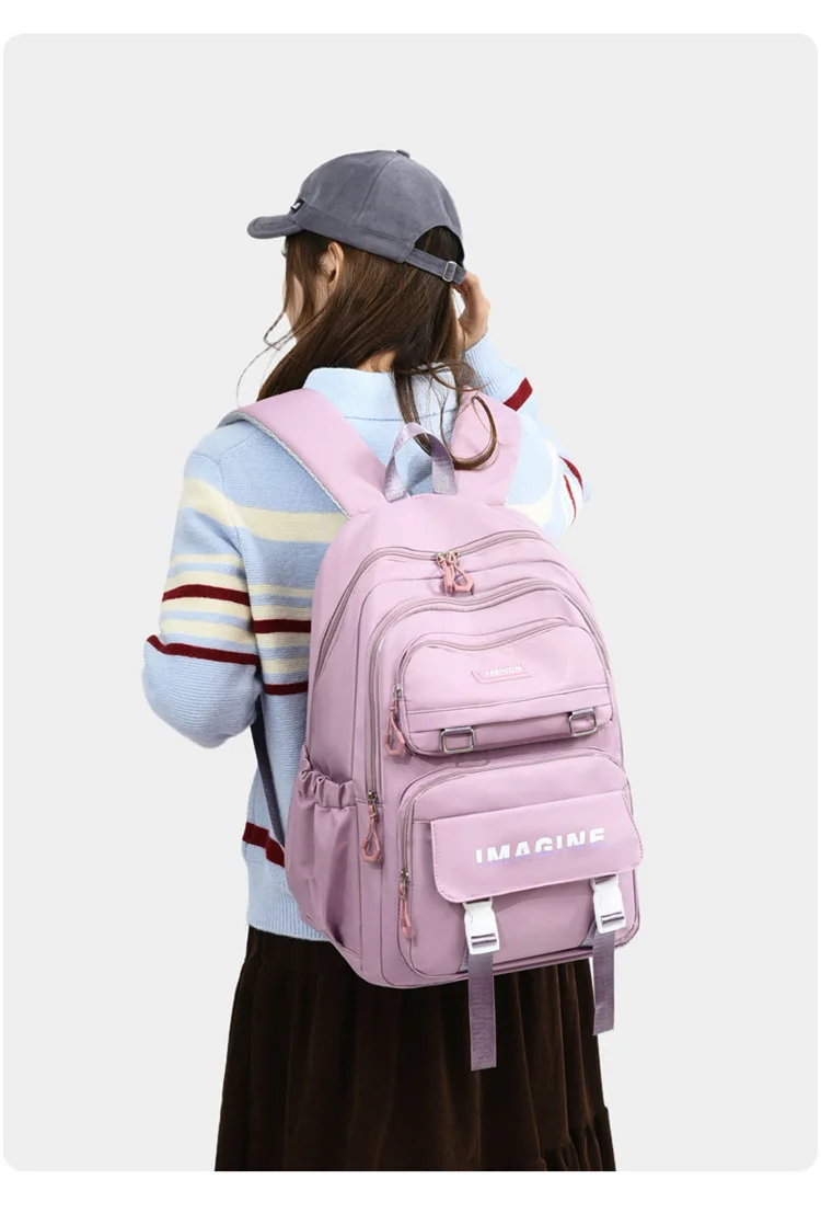 2026 Modische Schultasche für Mädchen, Grundschüler der Klassen drei bis sechs, Mittelschüler, doppelte Umhängetaschen – Detail 27