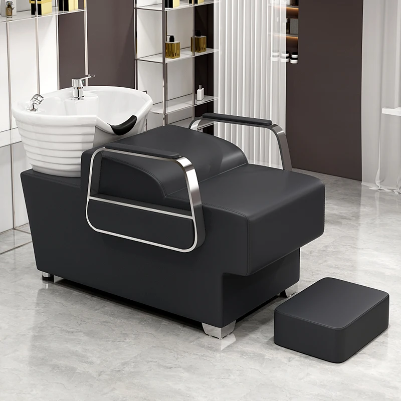 Professional Head Spa Shampoo Bed Basin Stylist Head Spa Chairs Washing Machine Makeup Lavacabezas Salon Furniture LJ50SC