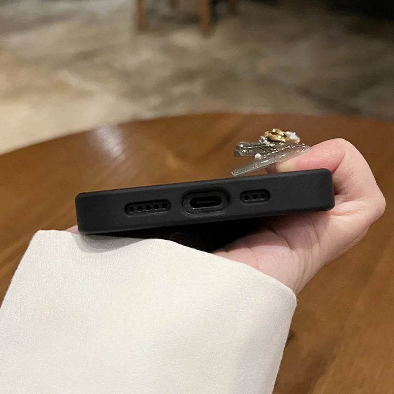 Luxury Business Advanced Black Clear Case for iPhone 15 14 13 12 11 Pro Max Plus Magsafe Magnetic Matte Antiskid Protect Cover - Image 6