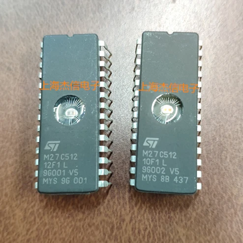 5pcs-10pcs M27c512-12f1 M27c512-10f1 M27c512 27c512 Dip-28 Eprom Ic ...