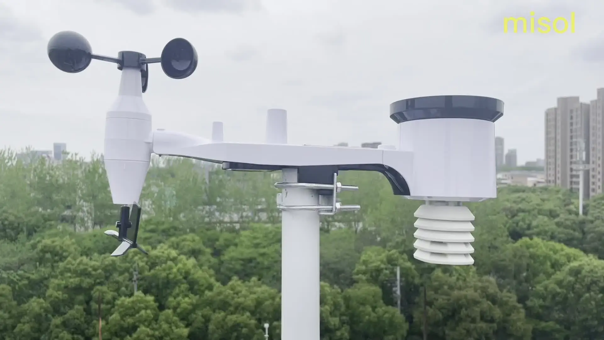 Приемник (дисплей) для профессиональной метеостанции misol (WH-5300) направление ветра