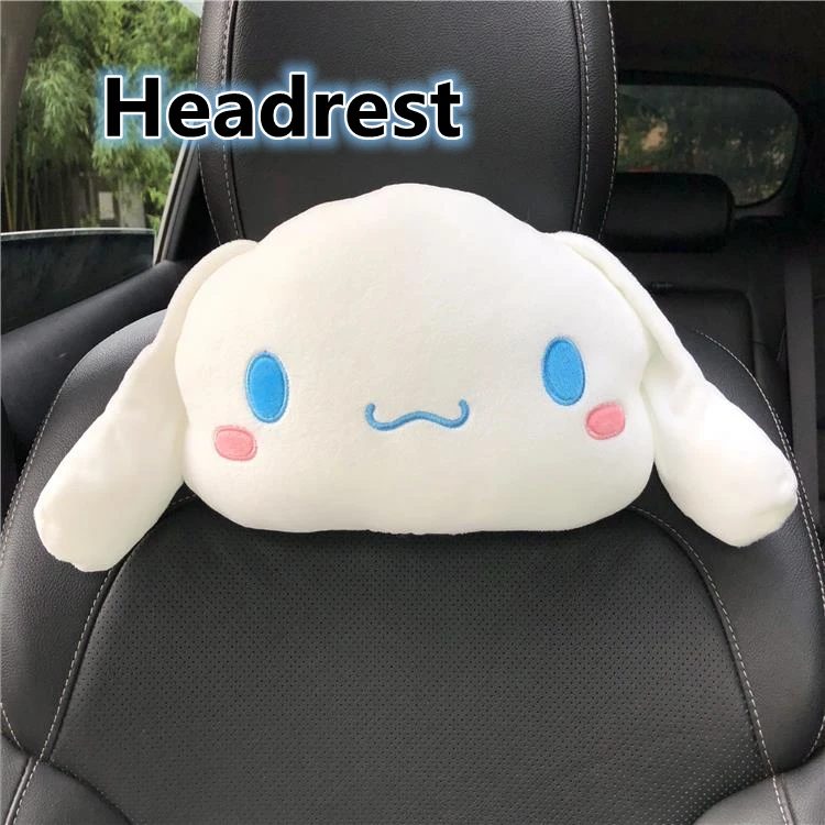thumbnail image 1 of Reposacabezas de dibujos animados Cinnamoroll de Sanrio, cojín de seguridad para el cuello, soporte para el cuello, reposacabezas, funda para cinturón de seguridad, decoración para el coche, regalos d, 1 of 5