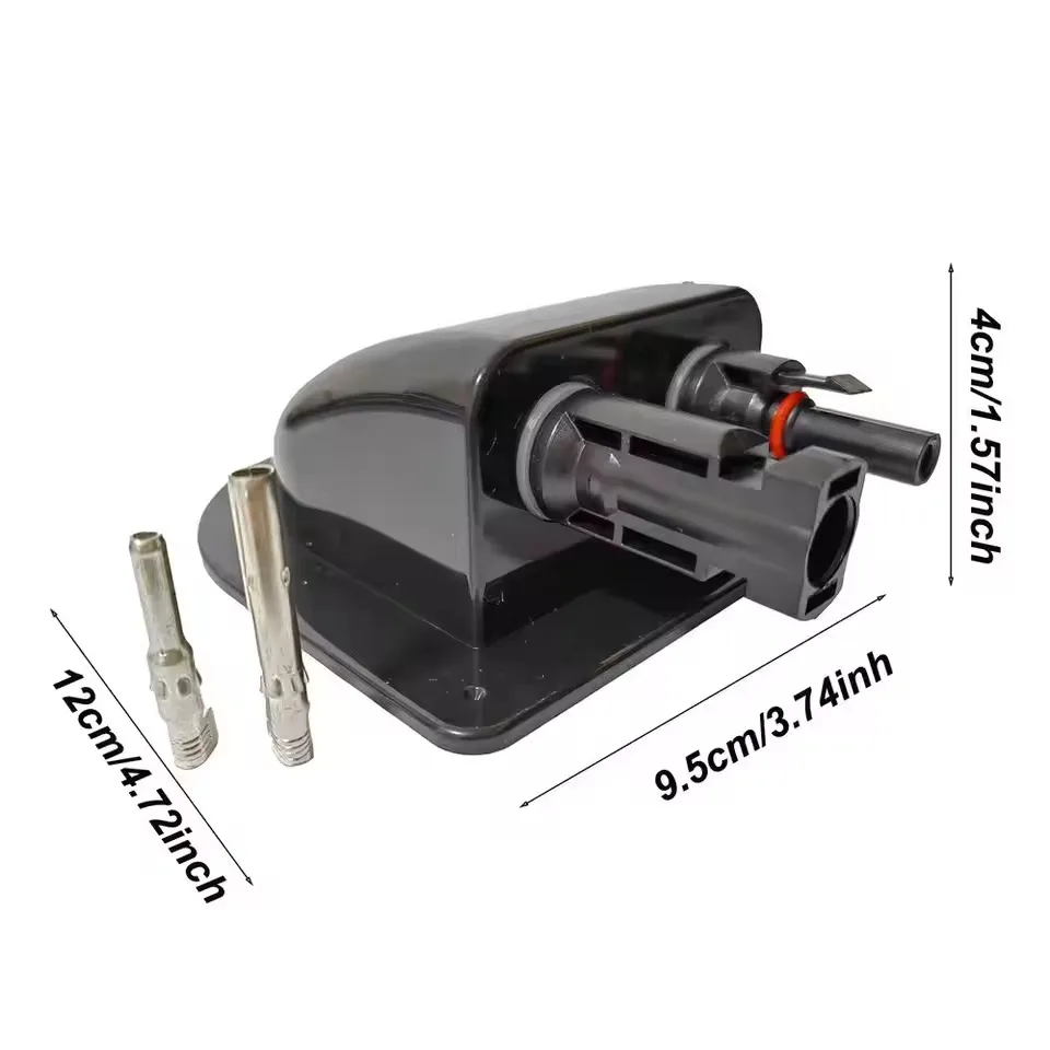White ABS Solar Panel Cable Gland Box for RV Motorhome
