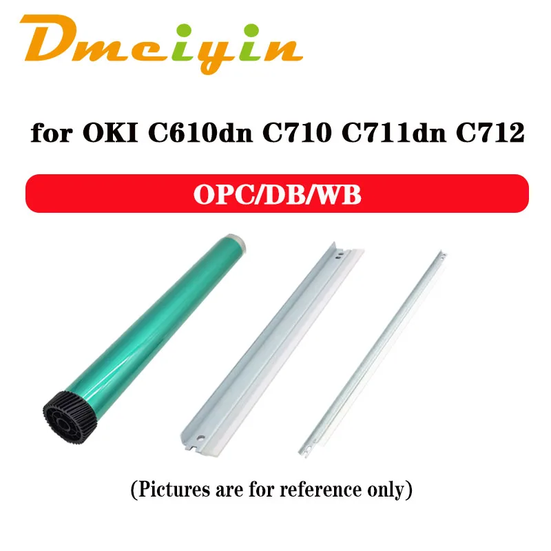 OPC /DB/ WB Drum Unit OPC/ Drum Blade/Cleaning Blade for OKI C610dn C710 C711dn C712 C612