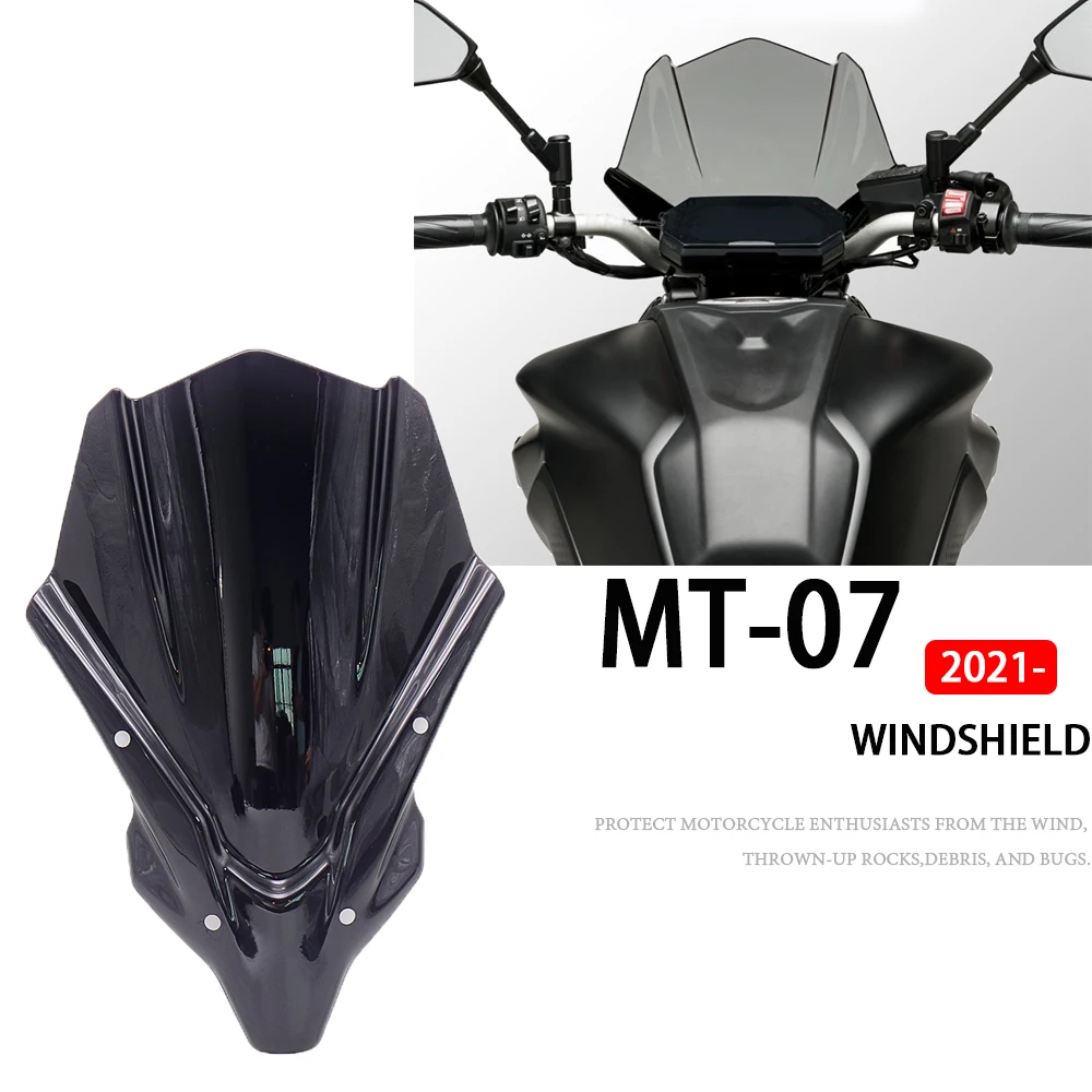 

2021 2022 Deflector Windshield Covers Front Screen For Yamaha MT-07 MT07 MT 07 mt07 Motorcycle Windscreen