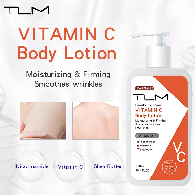 

Крем для тела с витамином C Tum, 300 г, увлажняющий отбеливающий лосьон для лица, линяющий меланин, Восстанавливающий уход за кожей