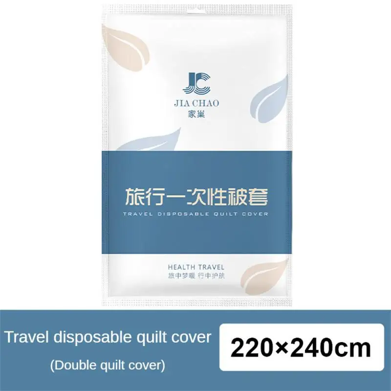 Hotel Bedding Single Use Hygienic Convenience Cost Effective Easily Portable Hygienic Disposable Bed Sheet Set Travel Bedding 3