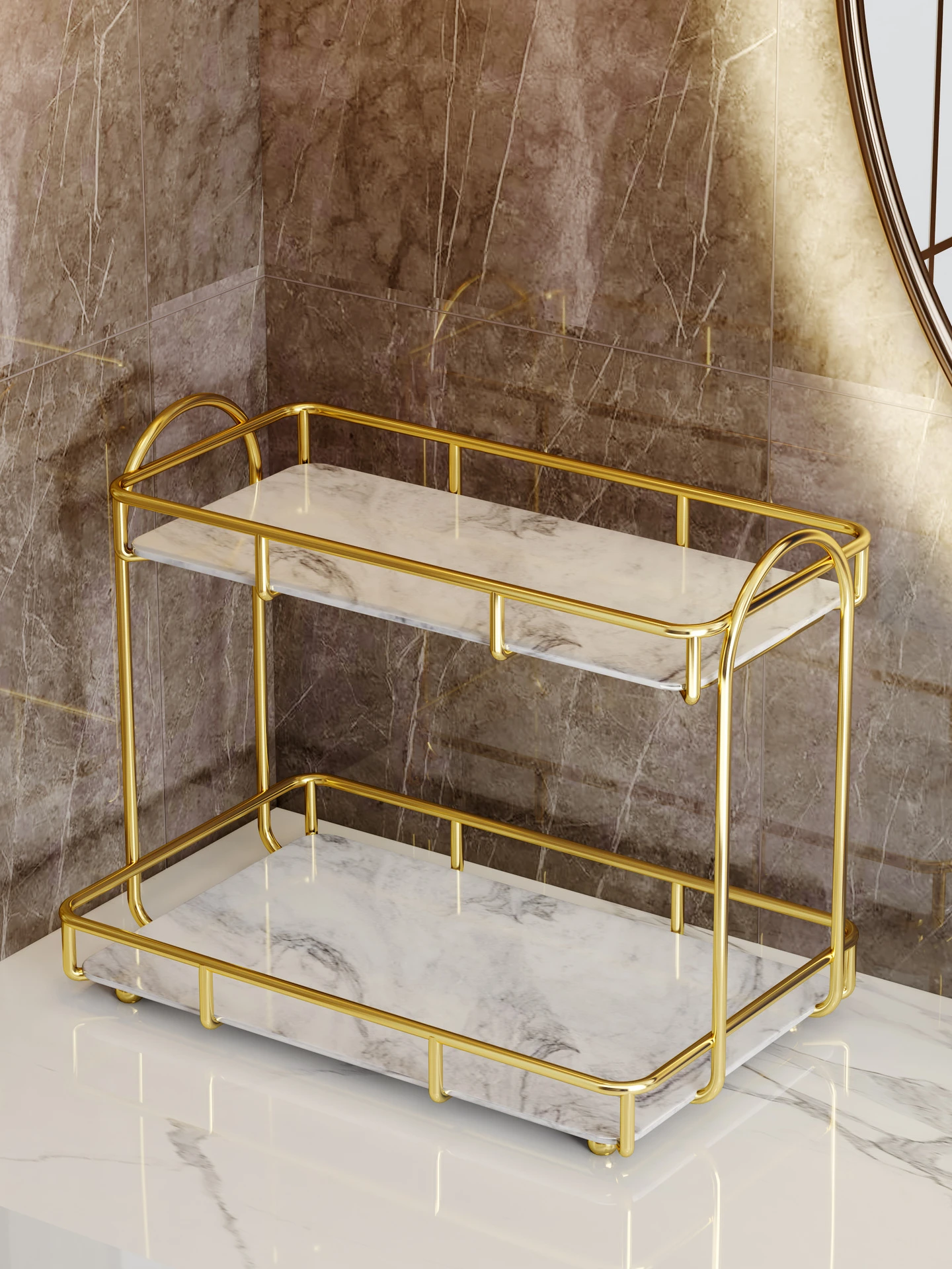 Bathroom Toilet Wall Hanging Luxury Desktop Storage Bathroom