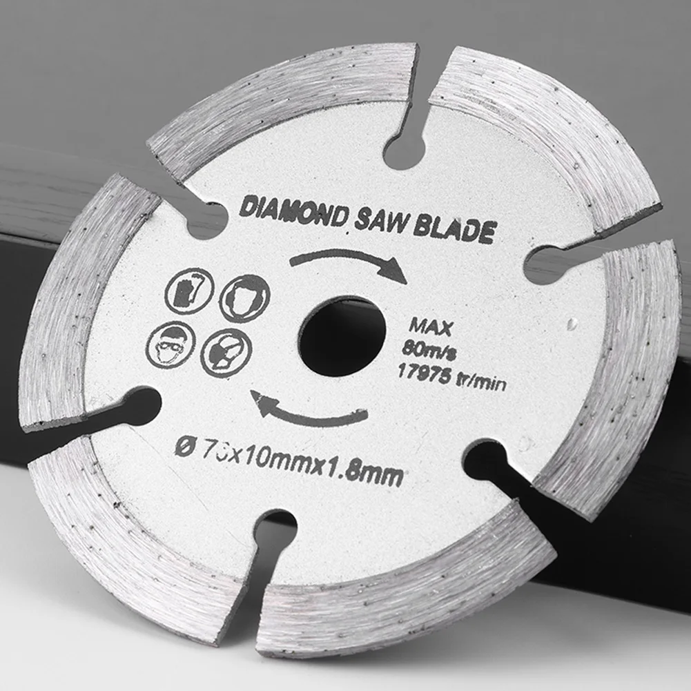 10-1Pcs 75mm Grinding Wheel 3"Cutting Disc Mini Circular Saw Blade Grinder Grinding Disc for Tile Grinding Wood Marble Cutting