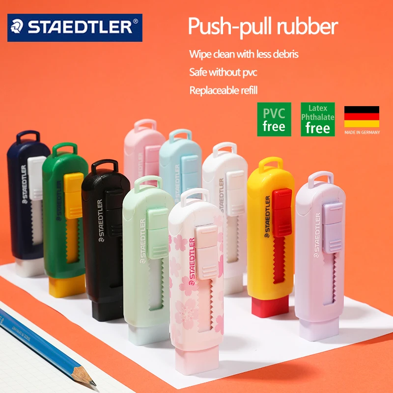 Staedtler 525 gomme sans PVC, bleu bij VindiQ Office