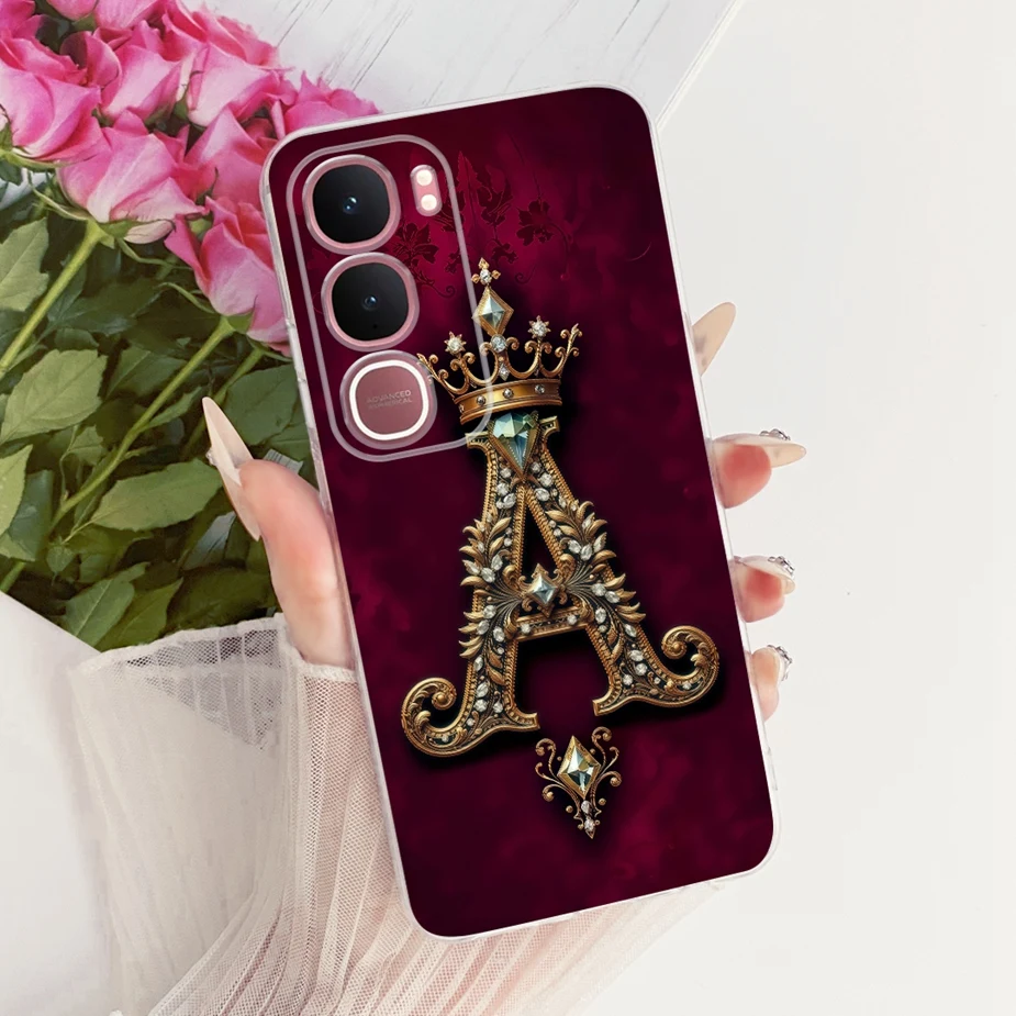 Stylish Crown Letters Soft Silicone Phone Case Cover