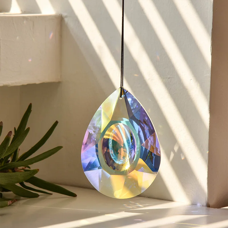 Hanging Chandelier Crystals Prisms for Window Suncatchers Chandelier Parts Rainbow Maker Pendants