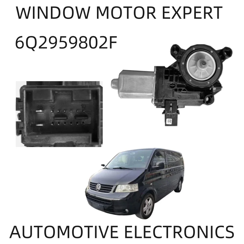 VW 스코다 파비아 폴로 트랜스포터-카라벨 T5/T6 캠프모빌 6Q2959802F 6Q2959802G, 신상 윈도우 모터