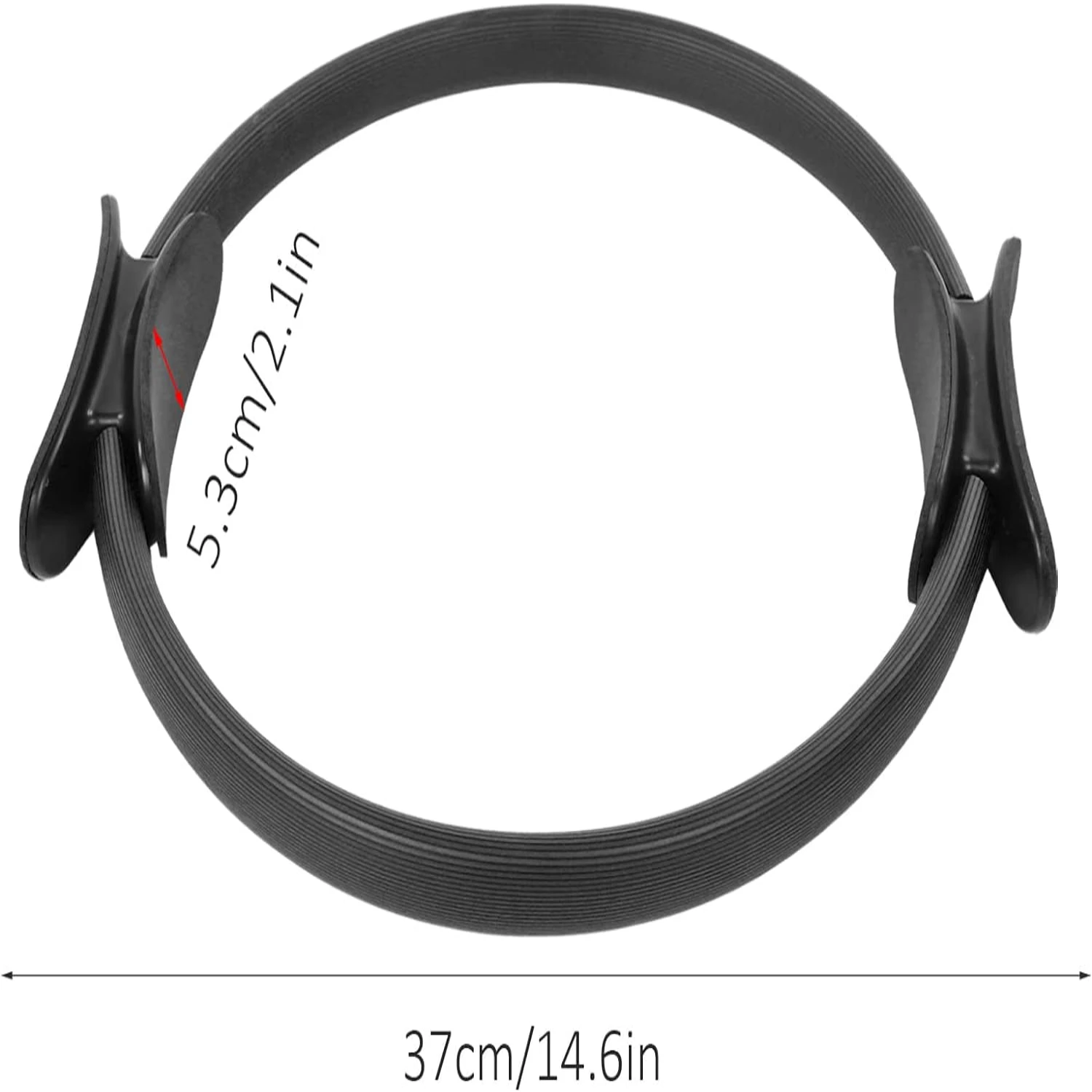 Enhance your rewarding exercise experience with this beautiful premium quality yoga ring. This essential accessory will elevate