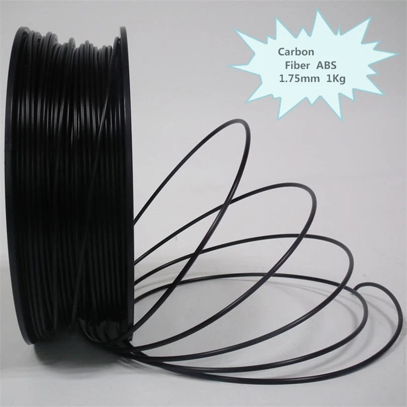 

3D Cheap Carbon Fiber ABS 1.75mm 1Kg ABS-CF Upgrading Formula for 3D Printer Consumables