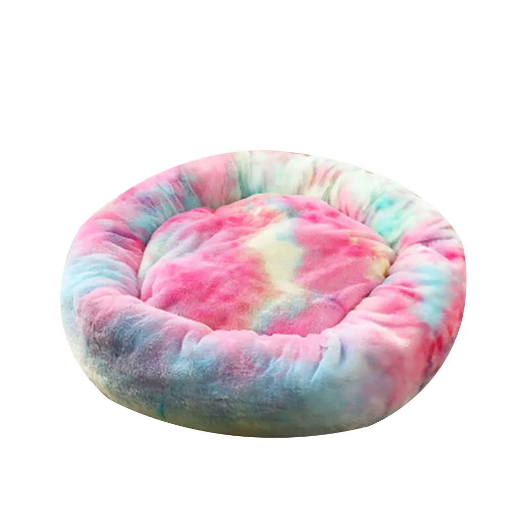 

Pet Dog Bed Mat Round Step-On Plush Mattress Warm Pet Bed for Dogs Cats Pet Bed Round Step-On Plush Warm Pet Cats Dogs Pet Mat