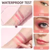 QIBEST Liquid Contour With Cushion Applicator For Cheeks Tint Natural Shimmer Finish Moisturizing Creamy Liquid Blush Highlight 5