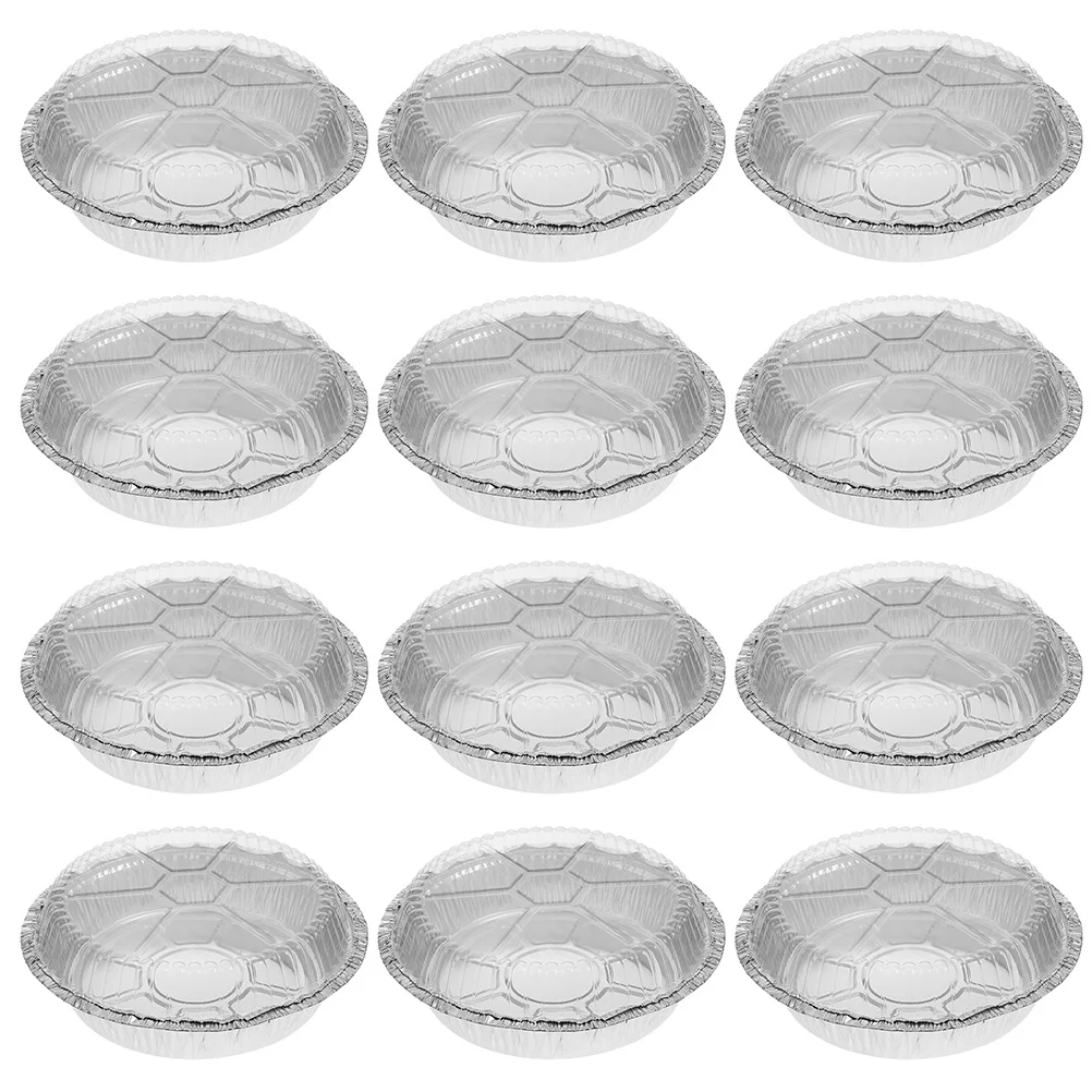 

40 Set Chip Bag Holder for Party Barbecue Foil Pan Tinfoil with Lid Pie Barbeque Pans Aluminum Baking