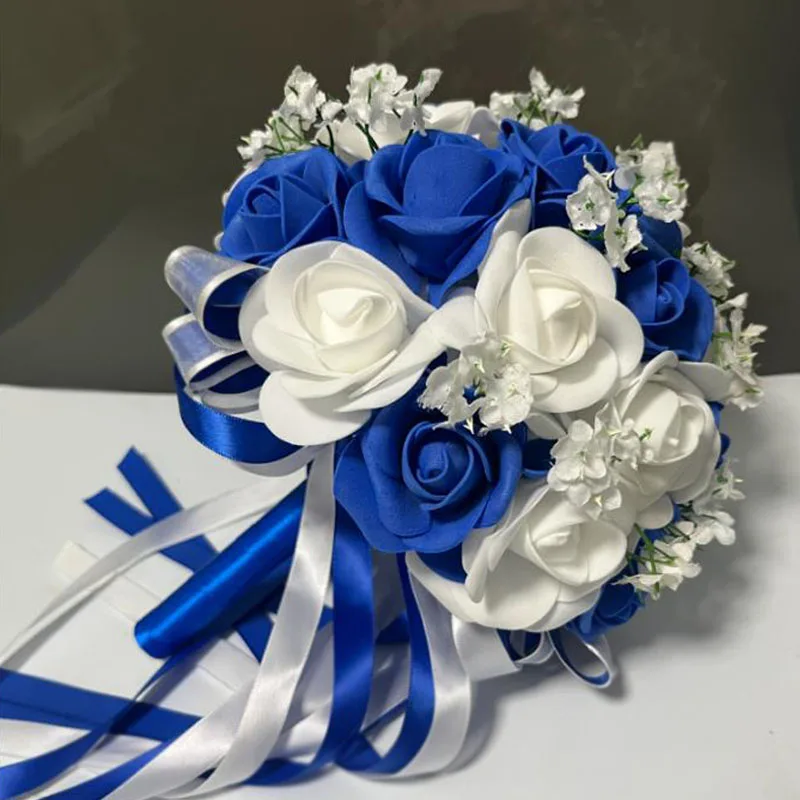 perfectlifeoh burgundy and wedding bouquets Bridal Bridesmaid Wedding Bouquet Cheap New White&Burgundy/Red Wine Handmade